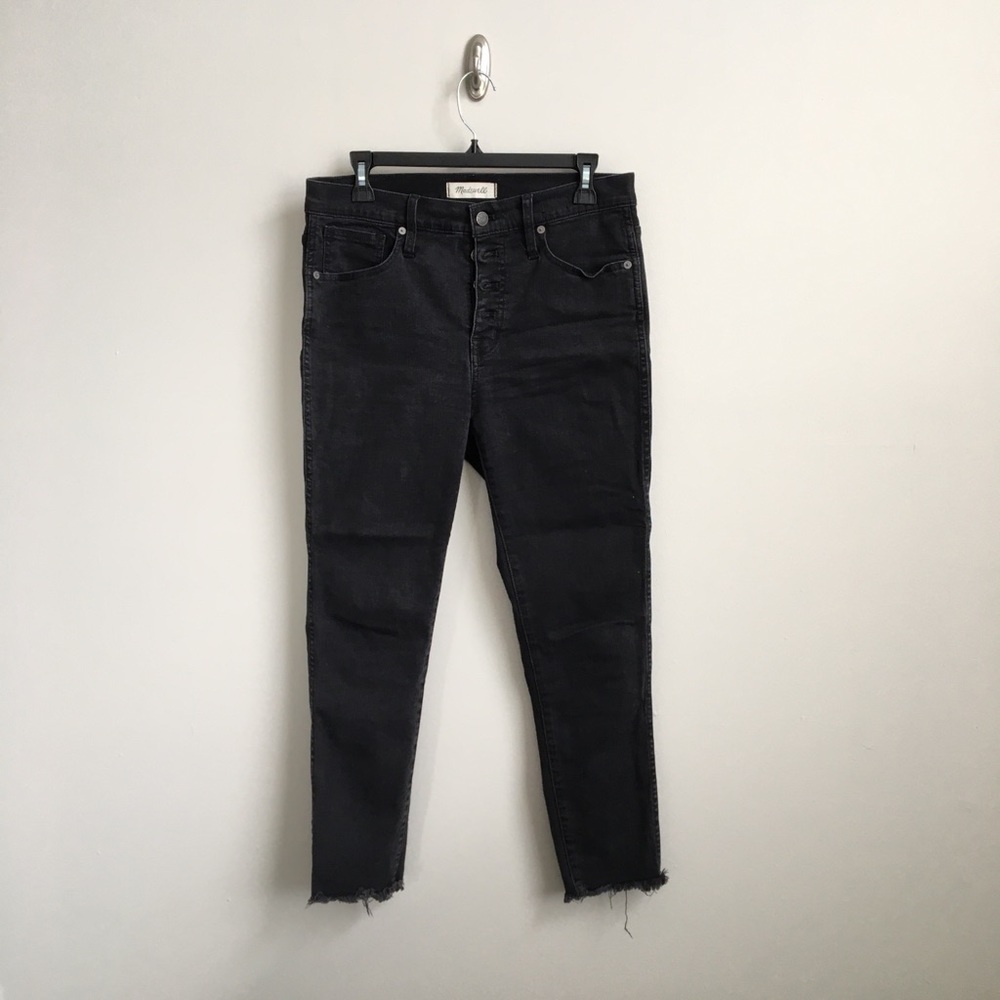 Madewell petite curvy high rise button fly denim